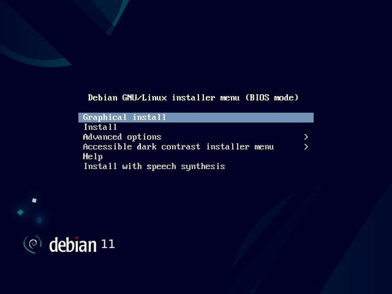 Debian インストール